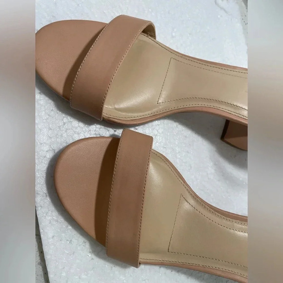 Lulus Woman’s Pale Pink Block Heel Harper Sandals Size 10 Neutral - Picture 3 of 7